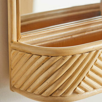 Rattan Mirror