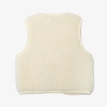 WOLLIES Amsterdam - Wollen Kinder Vest - 100% Merino Wol - 98-110 - Wit