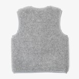 WOLLIES Amsterdam - Wollen Kinder Vest - 100% Merino Wol - 92-98 - Lichtgrijs