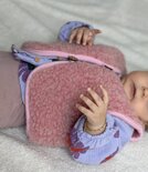 WOLLIES Amsterdam - Wollen Kinder Vest - 100% Merino Wol - 74-80 - Roze