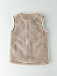 WOLLIES Amsterdam - Wollen Kinder Vest - Merino Wol - Maat 98-110 - Amandel