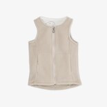 WOLLIES Amsterdam - Wollen Kinder Vest - Merino Wol - Maat 98-110 - Amandel