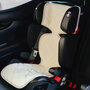 WOLLIES Amsterdam - Wollen Hoes voor Autostoel - Wol / Linnen - Wit